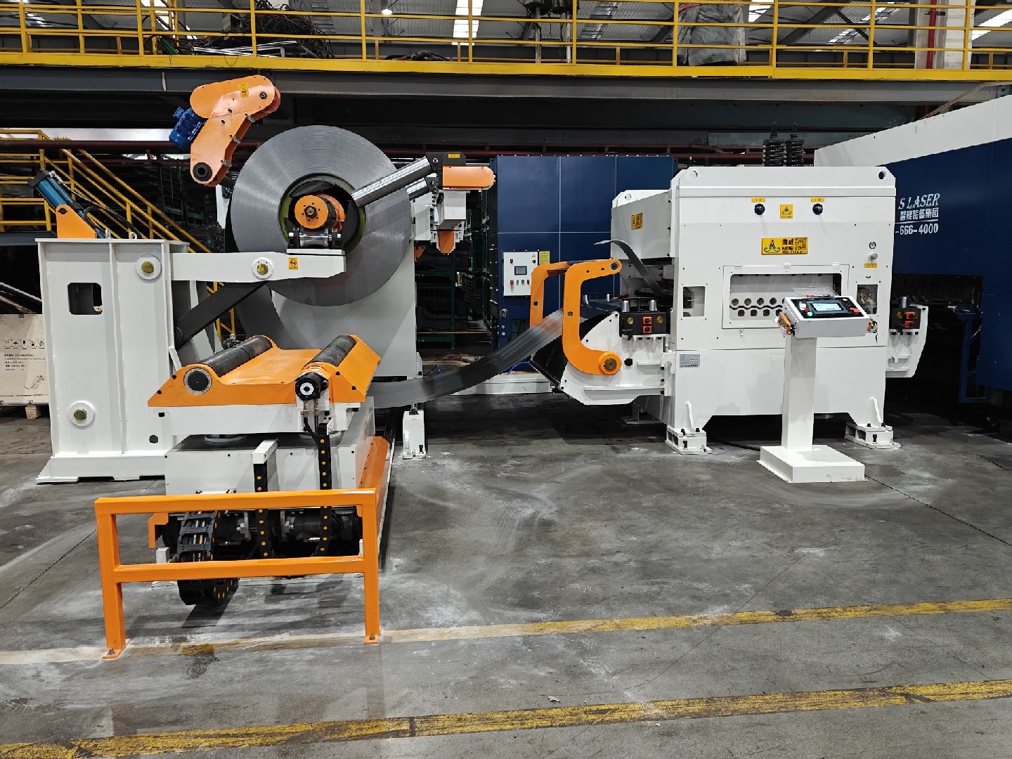 家電行業 6.0mm 厚激光切割送料線